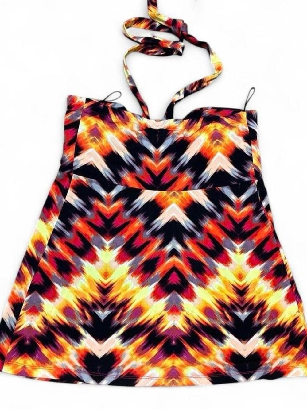 Y2K Women’s Strapless beaded Halter Tank Top in Multicolor - Picture 5 of 7